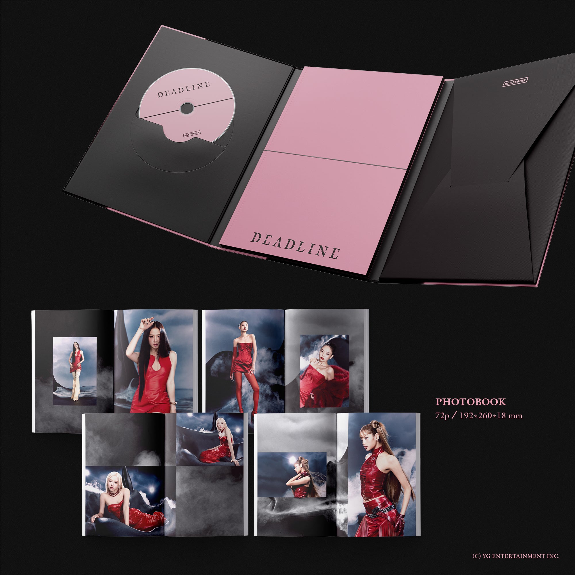 BLACKPINK 3rd MINI ALBUM [DEADLINE] BLACK Ver. - D2C Exclusive
