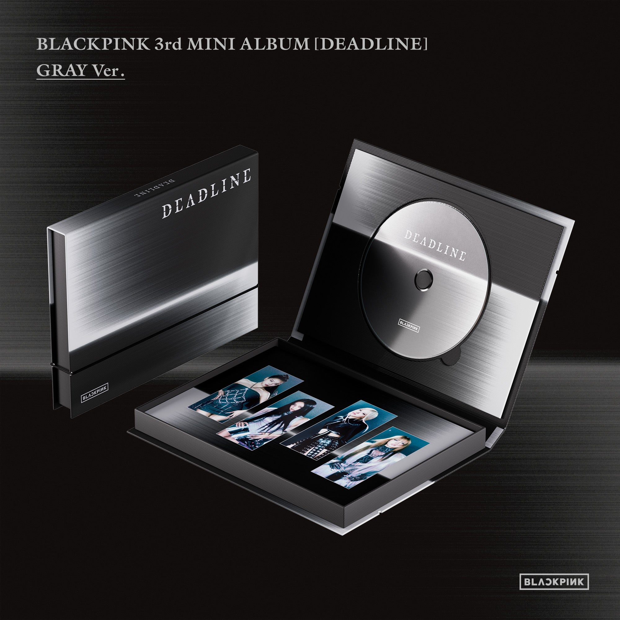 BLACKPINK 3rd MINI ALBUM [DEADLINE] GRAY Ver.